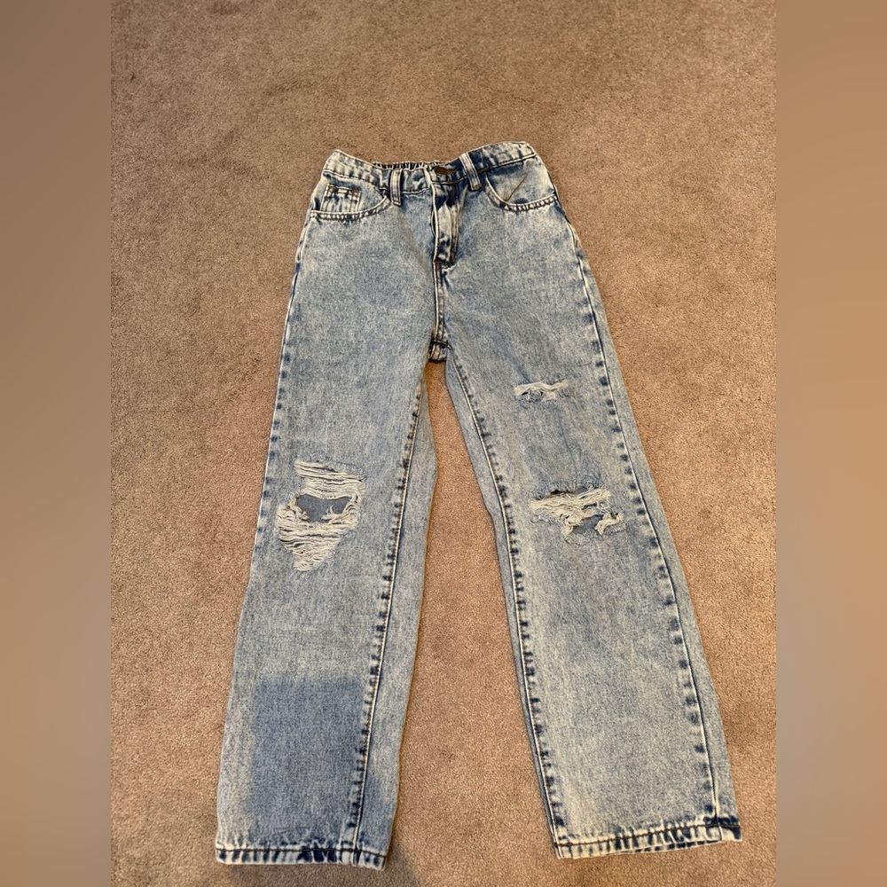 Kids distressed Light Blue Jeans